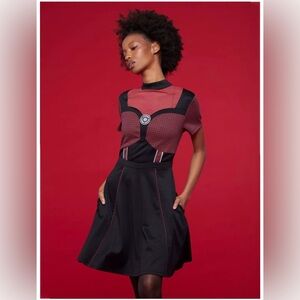 Her Universe Marvel Ant-Man Black and Red Dress Sz Medium